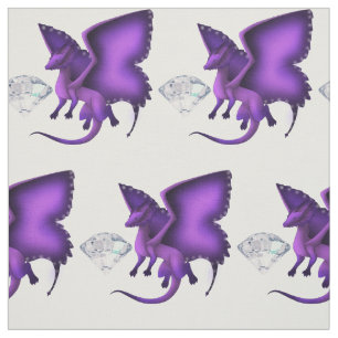 Schmetterlings-Drache-Diamant-Gewebe Stoff