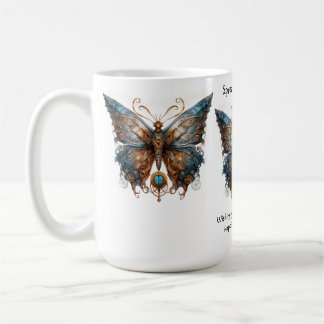 Schmetterlings-Ermutigung Kaffeetasse