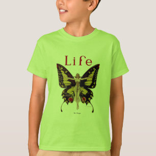 Schmetterlings-Frauen-Illustration von Leyendecker T-Shirt