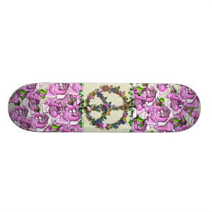 Schmetterlings-Friedenssymbol Skateboard
