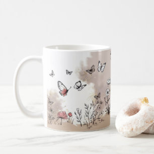 Schmetterlings-Glück Kaffee-Tasse Kaffeetasse