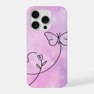 Schmetterlings-Herz-Ästhetik-Handyhülle-Design in  iPhone 15 Pro Hülle