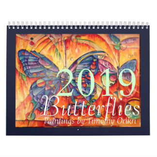 Schmetterlings-Kalender 2019 durch Timothy Orikri Kalender