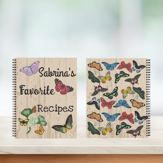 Schmetterlings-Kochbuch Notizbuch (Von Creator hochgeladen)