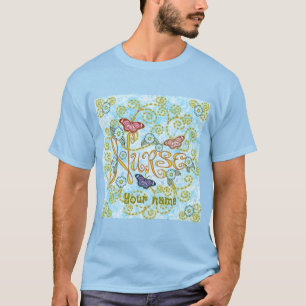 Schmetterlings-Krankenschwester T-Shirt
