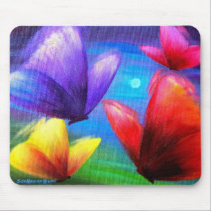 Schmetterlings-Kunst-Malerei - multi Mousepad