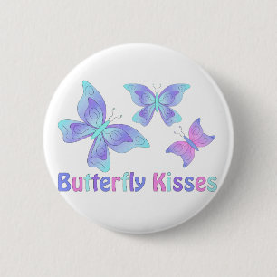 Schmetterlings-Küsse Button