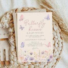 Schmetterlings-Küsse Wünsche Frühling Sommer Herbs Einladung