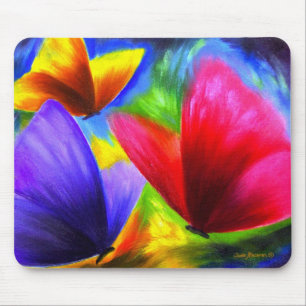 Schmetterlings-Malerei-Kunst - multi Mousepad