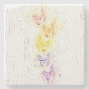 SCHMETTERLINGS-MARMORUntersetzer Steinuntersetzer