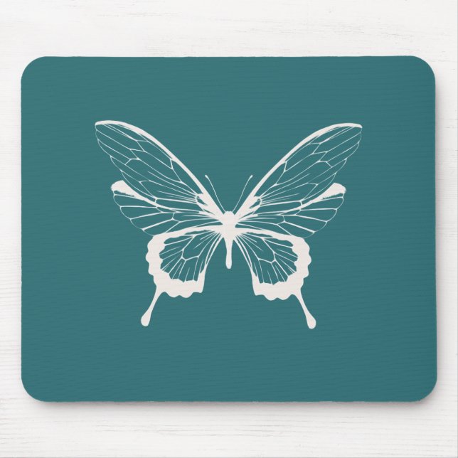 Schmetterlings-Mauspad Mousepad (Vorne)