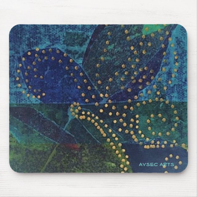 "Schmetterlings-" Mausunterlage Mousepad (Vorne)