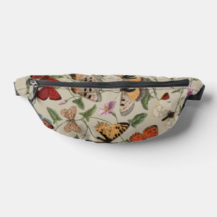 Schmetterlings-Motte-Natur-Kollektion-Zeichnung Bauchtasche
