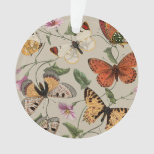 Schmetterlings-Motte-Natur-Kollektion-Zeichnung Ornament