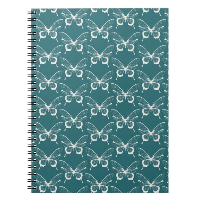 Schmetterlings Notizbuch Notizblock (Vorderseite)