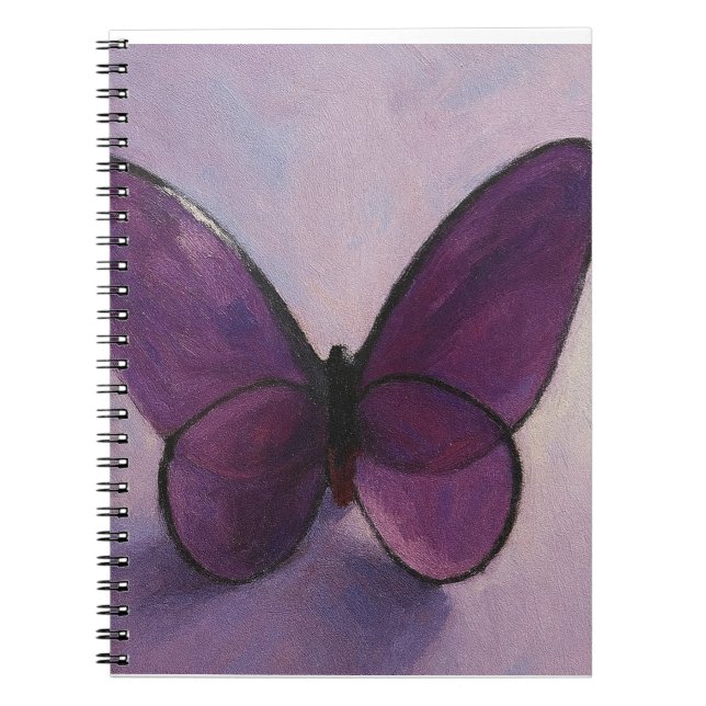Schmetterlings Notizbuch Notizblock (Vorderseite)