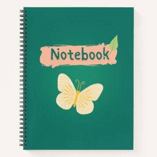 Schmetterlings-Planer-Notizbuch Notizbuch