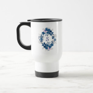 Schmetterlings-Reisebecher mit Blumenmuster Reisebecher