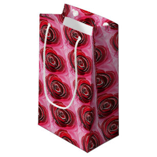 Schmetterlings-Rosen-Malerei von Alfred Fox Kleine Geschenktüte