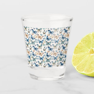 Schmetterlings-Schönheiten Schnapsglas