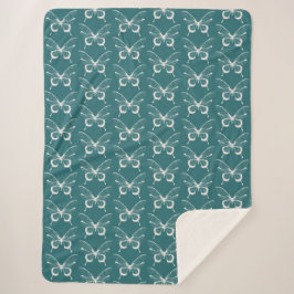 Schmetterlings-Sherpa-Decke Sherpadecke
