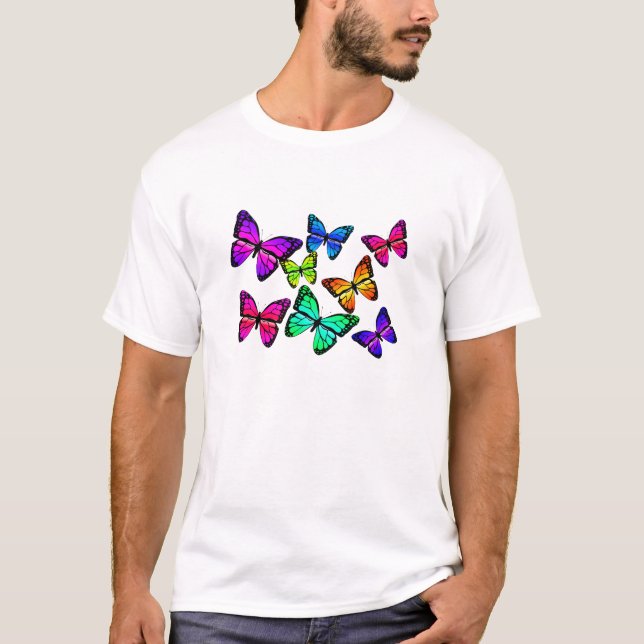 Schmetterlings-Shirt T-Shirt (Vorderseite)