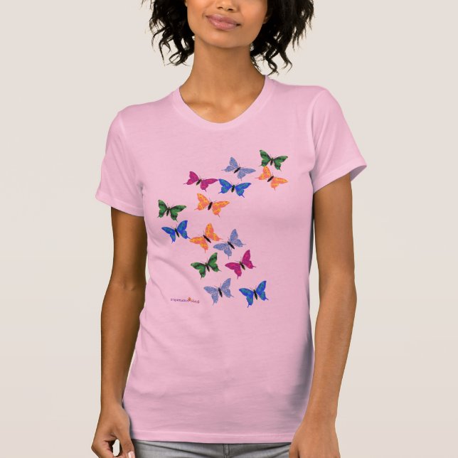 Schmetterlings-Strudel T-Shirt (Vorderseite)