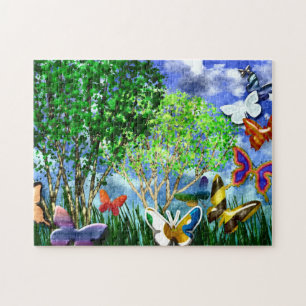SCHMETTERLINGS-TANZ PUZZLE