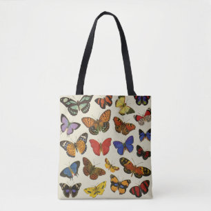 Schmetterlings-Taschen-Tasche ganz über Druck