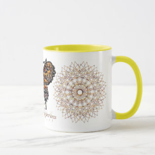 Schmetterlings-Tasse Novembers Birthstone Tasse