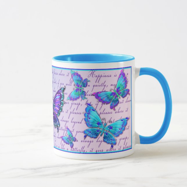 Schmetterlings-Tasse Tasse (Rechts)