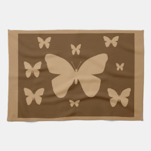 Schmetterlings-Tuch Browns TAN Handtuch