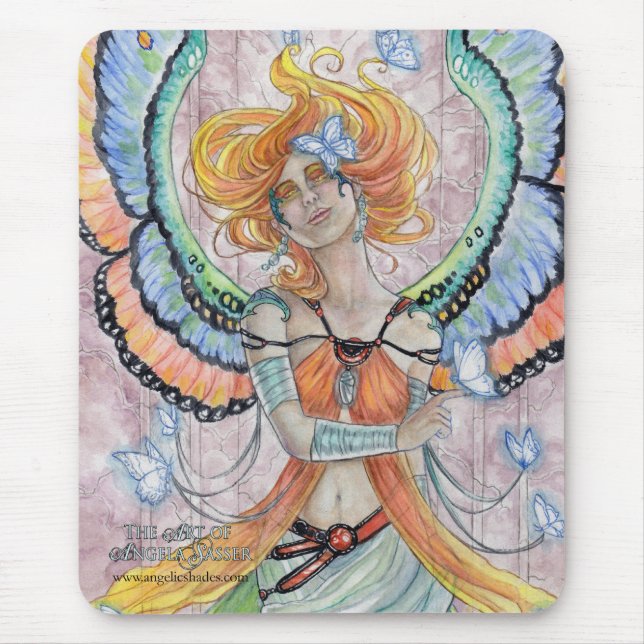 Schmetterlings-Wächter Mousepad (Vorne)