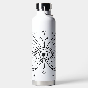 Schmetterlings-Wasserflasche mit mystischem Auge Trinkflasche