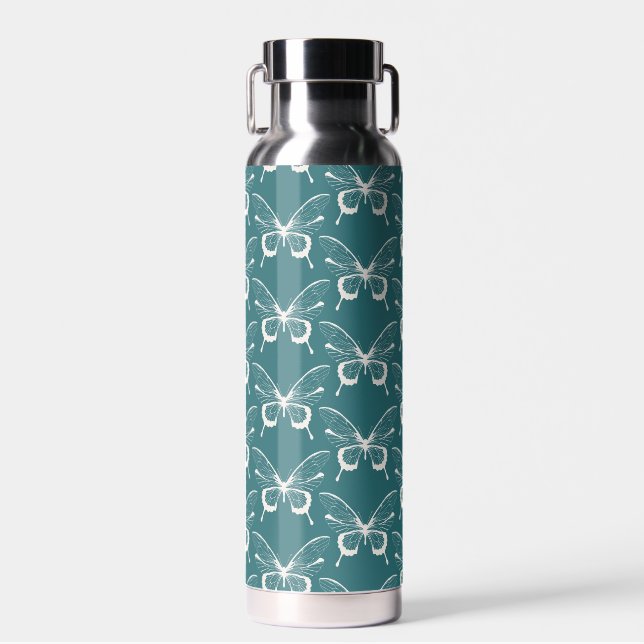 Schmetterlings-Wasserflasche Trinkflasche (Vorne)