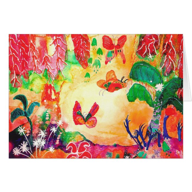 Schmetterlings-Welt (Vorderseite (Horizontal))