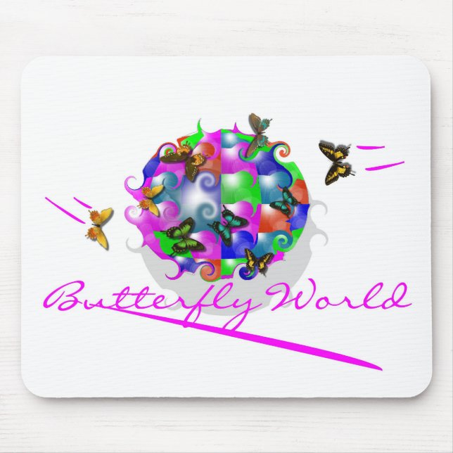 SCHMETTERLINGS-WELT MOUSEPAD (Vorne)