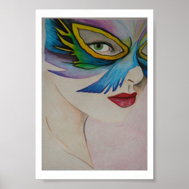 Schmetterlingsauge Poster (Vorne)