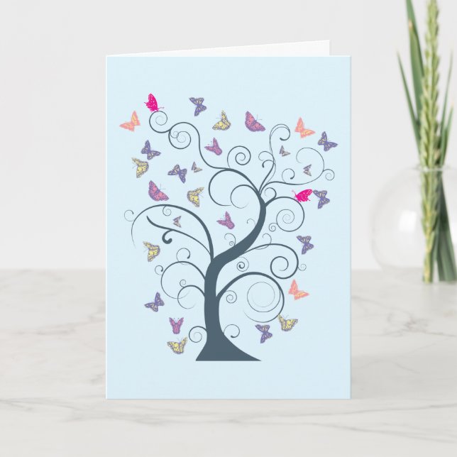 Schmetterlingsbaum 1 ~ Schmetterlinge Vorlage anpa (Vorderseite)