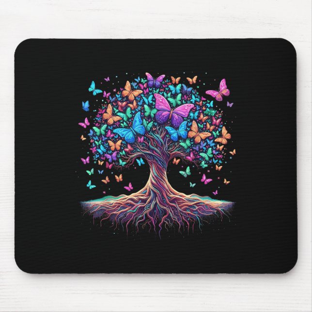 Schmetterlingsbaum Mousepad (Vorne)