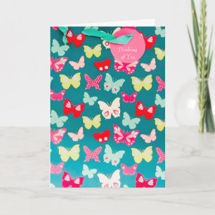 Schmetterlingsbild für eine gute Karte