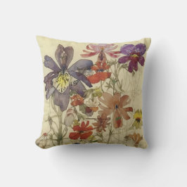 Schmetterlingsblumen von Charles Mackintosh Kissen