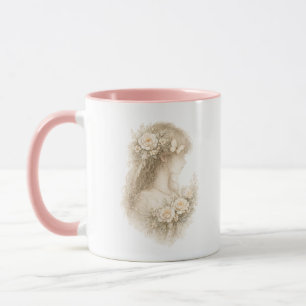 Schmetterlingsblüten Blumenmädchen Tasse