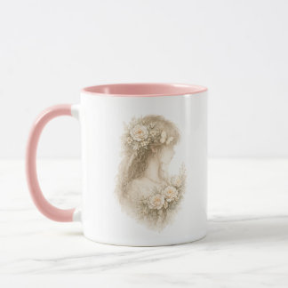 Schmetterlingsblüten Blumenmädchen Tasse