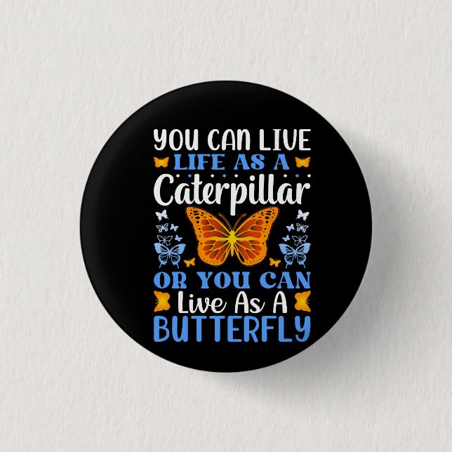 Schmetterlingsbündel Button (Vorderseite)