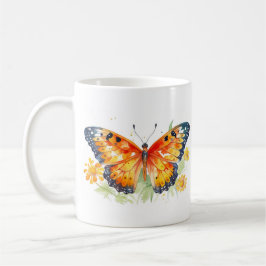Schmetterlingsdarstellung Kaffeetasse
