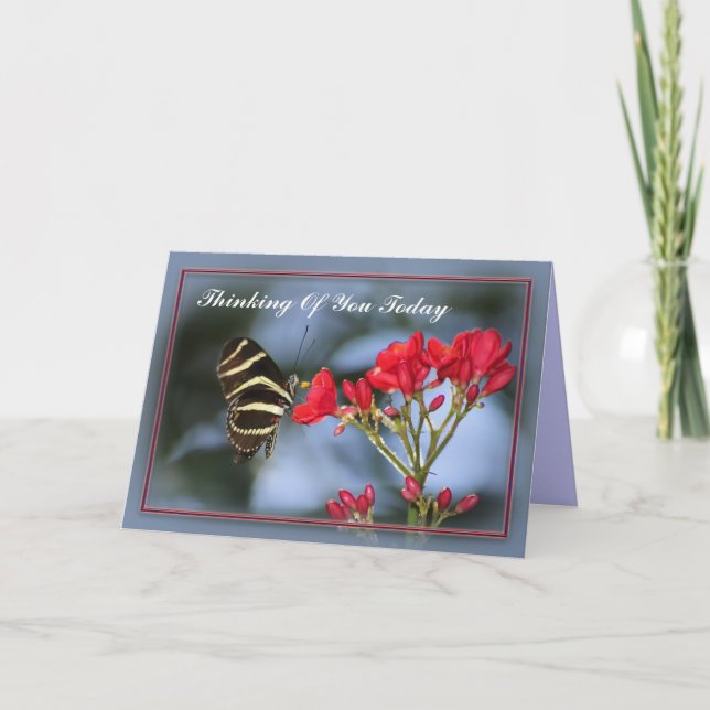 Schmetterlingsdenken Karte (Vorderseite)