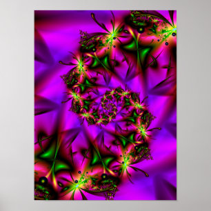 Schmetterlingsdesign Poster