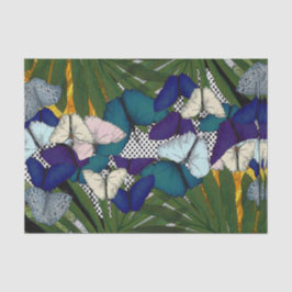 Schmetterlingsdosen-Decoupage/Gewebepapier Seidenpapier