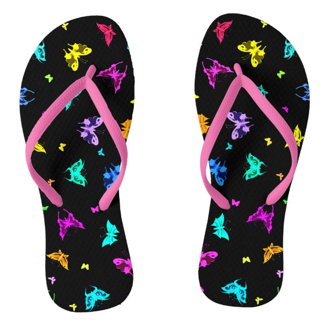 Schmetterlingsdruck Flip Flops (Fußbett)